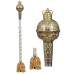 Drum Major's Mace for Children | Cord | Gold | Chased